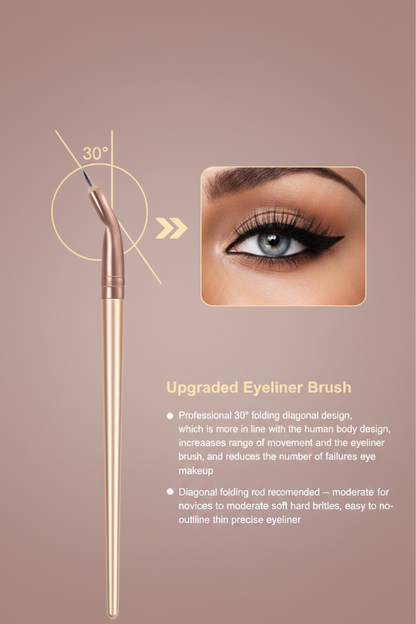 The Flawless Finish Collection makeup brush detail and application guide